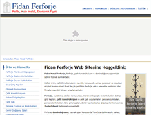 Tablet Screenshot of fidanmetalferforje.com